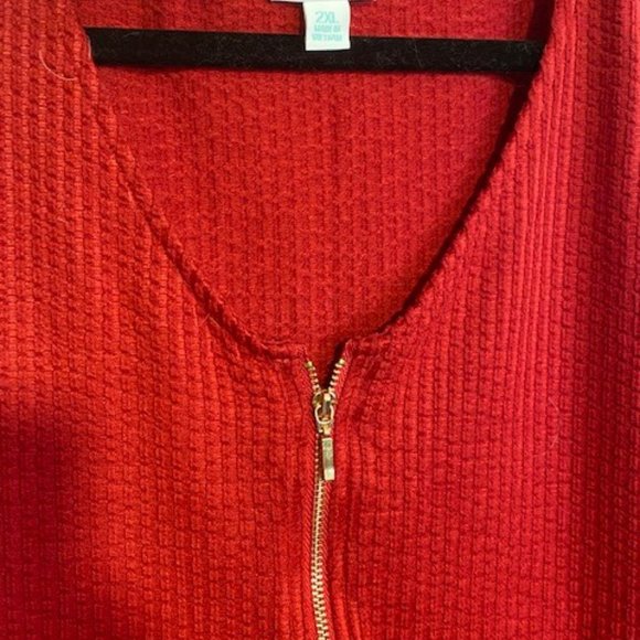 LulaRoe Rachael Top Red - 2XL - Picture 3 of 3